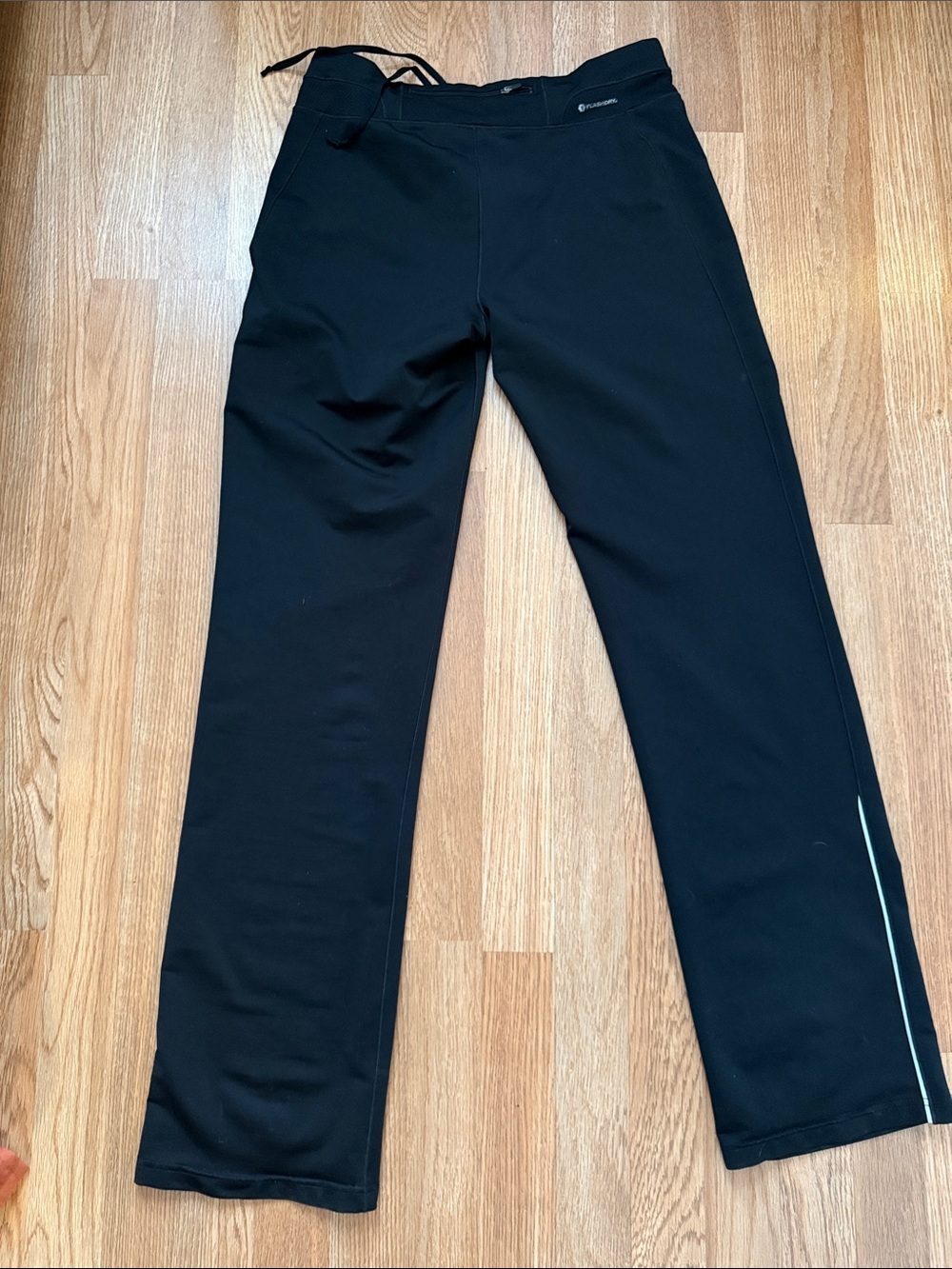 The North Face Black Workout Pants with Reflective Trim - Picture 3 of 8